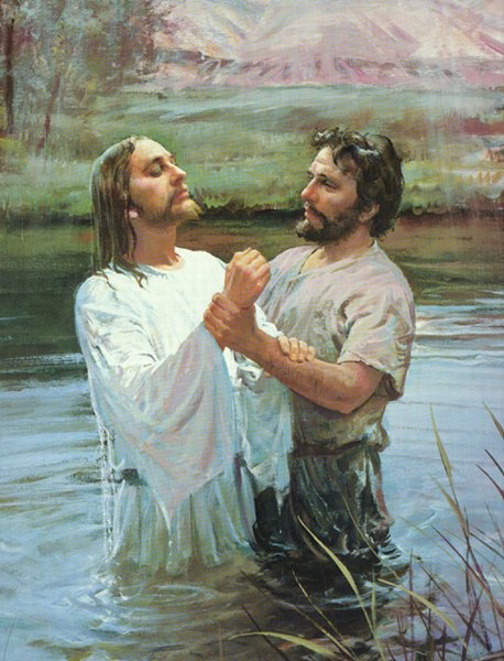 jesus christ on cross clipart. Baptism of Jesus Christ